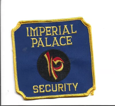 Imperial Palace Casino Las Vegas Nevada Casino Security Patch • $5.99