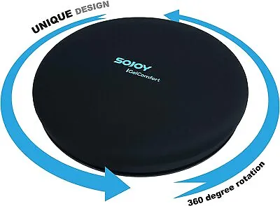 Sojoy Gel Memory Foam Swivel Rotating Soft Cushion For Car Seat Office Chair   • $27.99