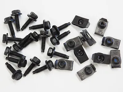 Mopar Body Bolts & U-nut Clips- 1/4-20 X 1  Long- 7/16  Hex- 20 Pcs 10 Ea • $13