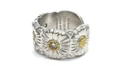 Bague Buccellati Blossoms Diamants Eternelle En Argent 925 - 0.42 Carat - Occasion