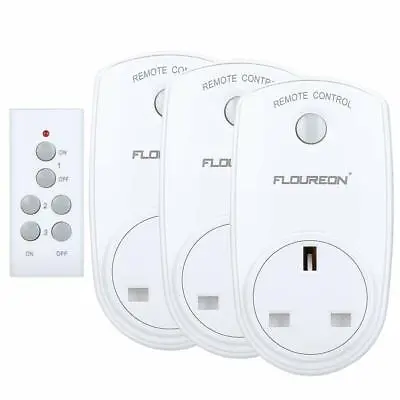 £28 • Buy Wireless Remote Control Sockets Programmable Electrical Outlet Plug Switch