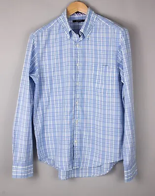 GANT Men 50's Poplin E-Z Fit Casual Formal Shirt Size M BAZ98 • £17.44
