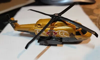 Matchbox 2012 Skybusters Mission Chopper Hawaiian Excursion Gold Loose C185-4 • $10.81