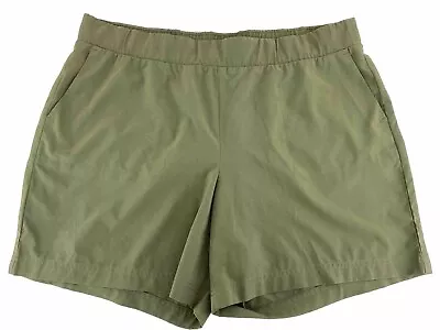 J. Jill Fit Shorts Womens Size Large Green  On The Go Shorts EUC • $12.50