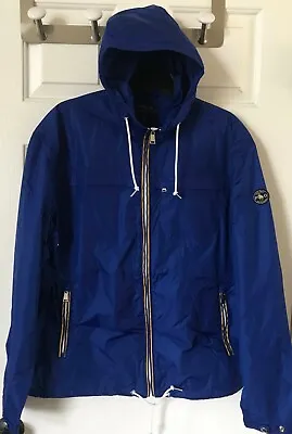 $168 NWT Mens Polo Ralph Lauren Packable Hooded Full Zip Jacket Windbreaker Blue • $109.95