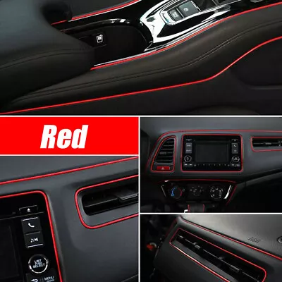 5M Red Car Door Panel Edge Gap Strip Molding Cover Trim Universal Accessories • $8.99