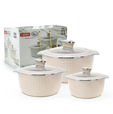 £34.89 • Buy 3pc Plastic Hot Pot Thermal Insulated Casserole Food Warmer Serving Dish