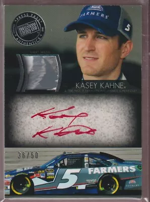 2012 Press Pass Autograph Race-Used #'d/50 *KASEY KAHNE #RLR-KK • $235.93