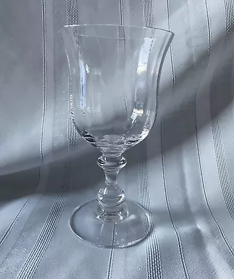 MIKASA Crystal FRENCH COUNTRYSIDE Optic Wine Glass 6.75  EUC • $15