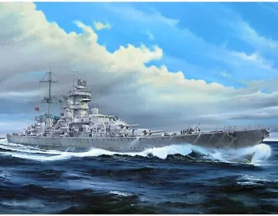 Trumpeter 05313 - 1/350 German Cruiser Prinz Eugen 1945 Model Kit • £80