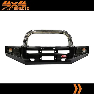 Mcc Single Loop Steel Bullbar 707-01sp For Nissan Navara D40 05-15 • $1940