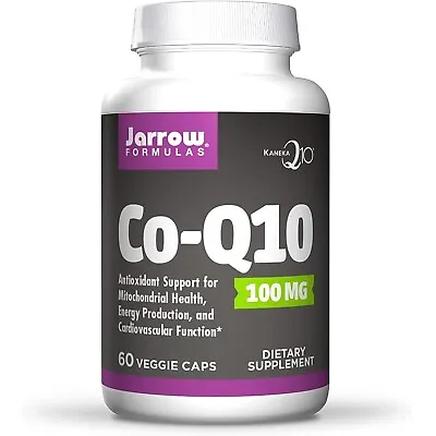 Jarrow Formulas Co-Q10 Antioxidant Support 100mg 60 Capsules • £14.39