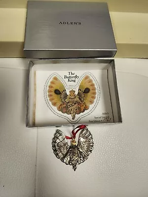 Vtg REX Butterfly King Ornament NEW ORLEANS MARDI GRAS KREWE FAVOR Adlers Pin • $199.99