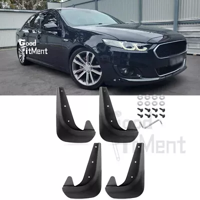 For Ford Falcon FG X 4Pcs Black Splash Guard Mud Flaps Front & Rear Protection • $32.19