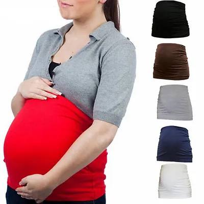 £3.46 • Buy NURSING & BREASTFEEDING TUMMY BUMP BAND/COVER TOP, VARIOUS COLOURS - UK Supplier