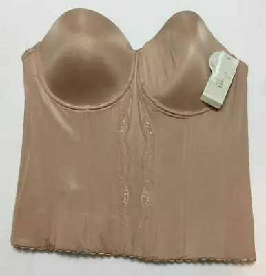 £43.50 • Buy NWD Parfait  Elissa Low-Back Bustier Beige 38DD