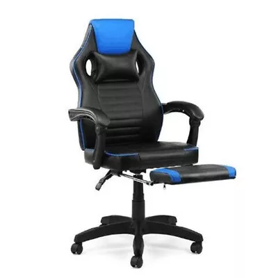 Executive Gaming Chair Footrest Office Computer Seating Racer Recliner • $119