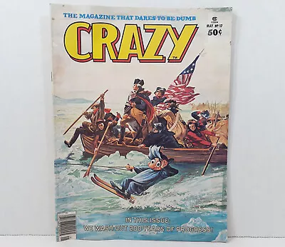 Crazy Magazine #17 George Washington Cover Bicentennial May 1976 Stan Lee Marvel • $9.95