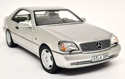 Cult 1/18 - Mercedes Benz 600 SEC C140 1992 Silver Scale Resin Model Car • £139.99