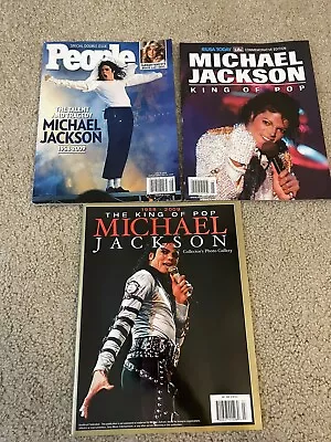 LOT OF 3 Michael Jackson Death Tribute Magazines - People USA Today Collector • $19.99