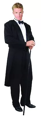 Black Tuxedo Adult Men's Tailcoat Cocktail Butler Suit Formalities Costume SMALL • $32.95