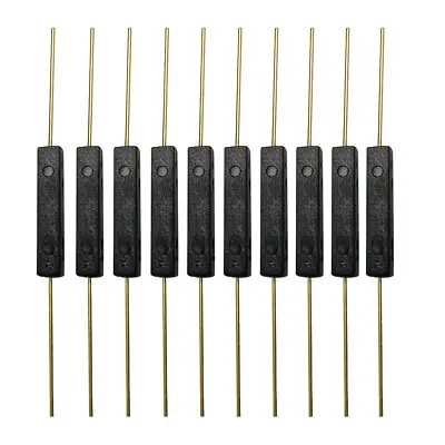 10Pcs Plastic Reed Switch Reed Contact Normally Open (N/O) Magnetic Induction Sw • $10.61