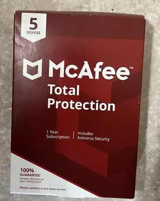 McAfee Total Protection / 5 Devices • $30