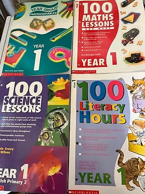 100 Science Lessons For Year 100 Literacy 100 Maths Yr1 Photocopiables • £12