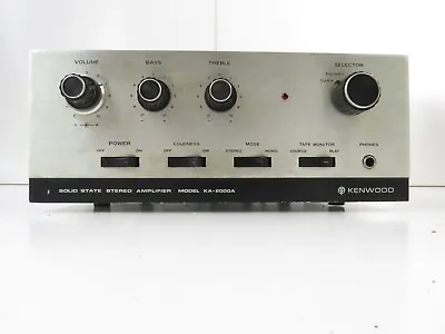 Vintage Kenwood KA-2000A Stereo Amplifier W Phono Input - 70s - Made In Japan • $330