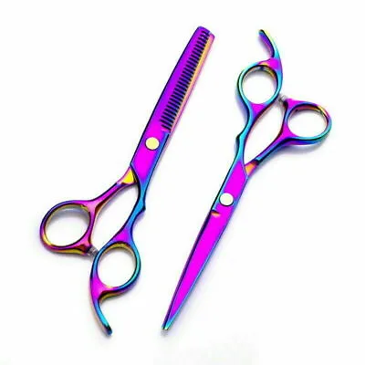 £5.99 • Buy 6.5'' Hairdressing Scissors Salon Barber Hair Cutting Thinning Set Professional
