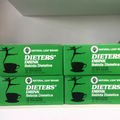 £20.50 • Buy 4 BOXES OF Dieters' Drink Bebida Dietetica Natural Leaf Brand  72 Tea Bags