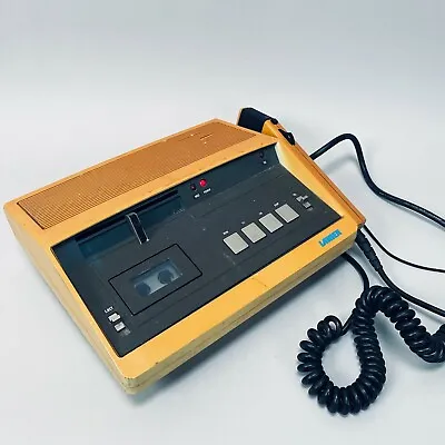 Vintage 60s 70s MCM Lanier Tape Recorder Dictaphone Microcassette P-90 Prop  • $278