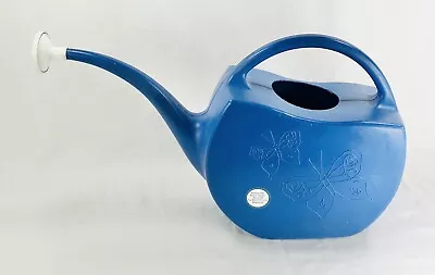 Vintage Misco Plastic Blue Watering Can Jug Butterfly Design  • $11.04