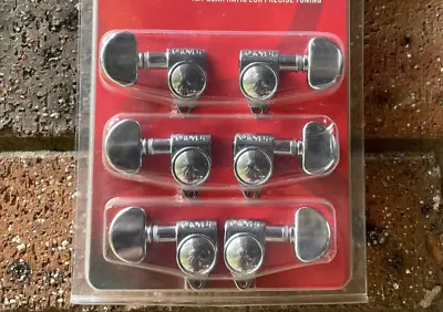 Grover CHROME Original 102C Rotomatic Tuner 3X3 For Gibson EPI LP SG Guitar • $69.99