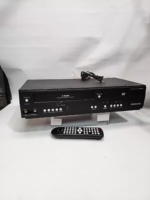 Magnavox DV220MW9 DVD Player/4-Head VHS Recorder VCR Combo TESTED! WITH REMOTE!! • $95