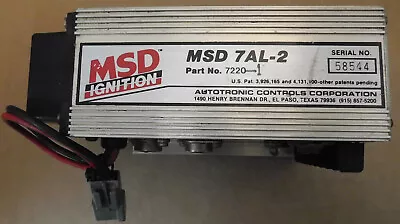 MSD 7220 7AL-2 CD Ignition Box Analog W/Limiter 480V Output Serial #58544 • $429.99