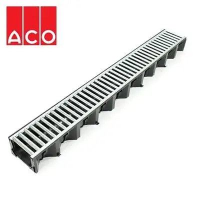 Aco Hexdrain High Strength Drainage Channel Galvanized Steel Grating 1000mm A15 • £11.25