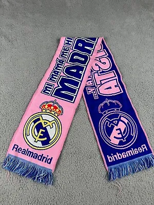 Real Madrid FC Official Soccer Scarf Mi Mama Pink Granny Scarf Mothers Day • $19.99