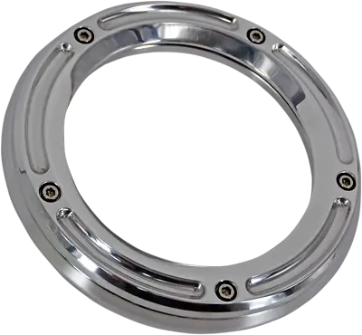 $279.95 • Buy Trask Chrome Assault See Through 5 Hole Derby Cover 16-20 Harley Touring FLHX