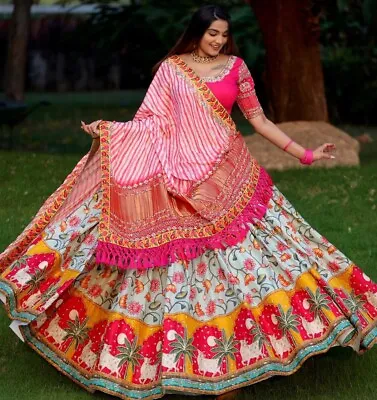 Traditional Indian Pakistani Wear Lehenga Stylish Heavy New Wedding Lengha Choli • $76.99