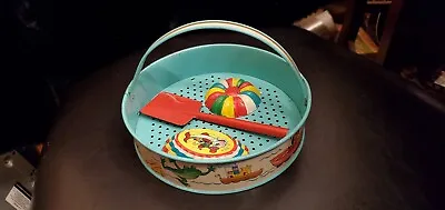 Vintage Chein Childs Sand Sifter And Shovel Very Good Condition AUTHENTIC • $95