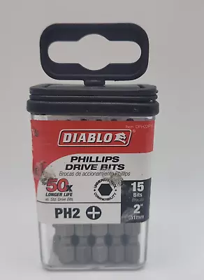 Diablo 2 In. #2 Phillips Drive Bits (15-Pack) DPH22P15 • $12