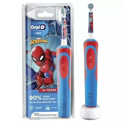 Oral B Vitality Power Toothbrush Kids Star Wars Or Spiderman • $22.39