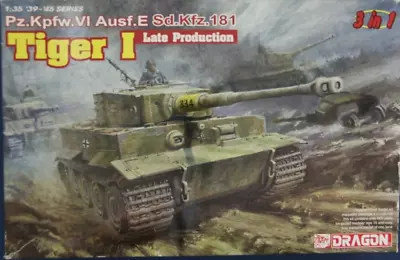 Dragon 6406 1:35th Scale Pz.Kpfw.VI Ausf.E Sd.Kfz.181 Tiger I Late Production • £23