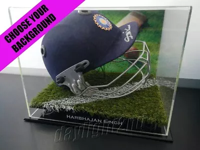 $299.99 • Buy ✺Signed✺ HARBHAJAN SINGH Replica Cricket Helmet PROOF COA India 2022 Shirt