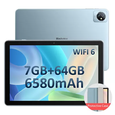 Blackview Android 12 WiFi Tablet 10Inch 7GB(4+3 Expand) RAM+64GB/1TB ROM 6580mAh • $99.99