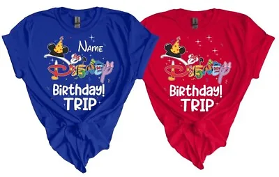 $13.99 • Buy Disney Birthday Trip 2023 Family Vacation DISNEY ,T-SHIRTS ALL SIZES & COLORS