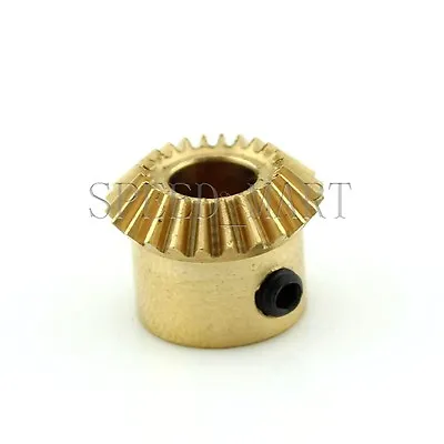 0.5M-24T Metal Umbrella Tooth Bevel Gear Helical Motor Gear 24 Tooth 5mm Bore • $4.78