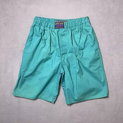 Vintage Ocean Pacific Shorts Men’s Large Aqua Blue Retro 80s 1980s Surf Beach • $29.99