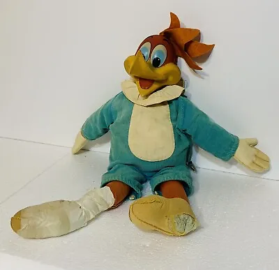 1960’s Woody Woodpecker Talking  Puppet By Mattel ~ Voice Box & Feet Need Repair • $59